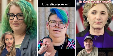 blue haired liberal|New TikTok Filter Makes Users Look Like Blue